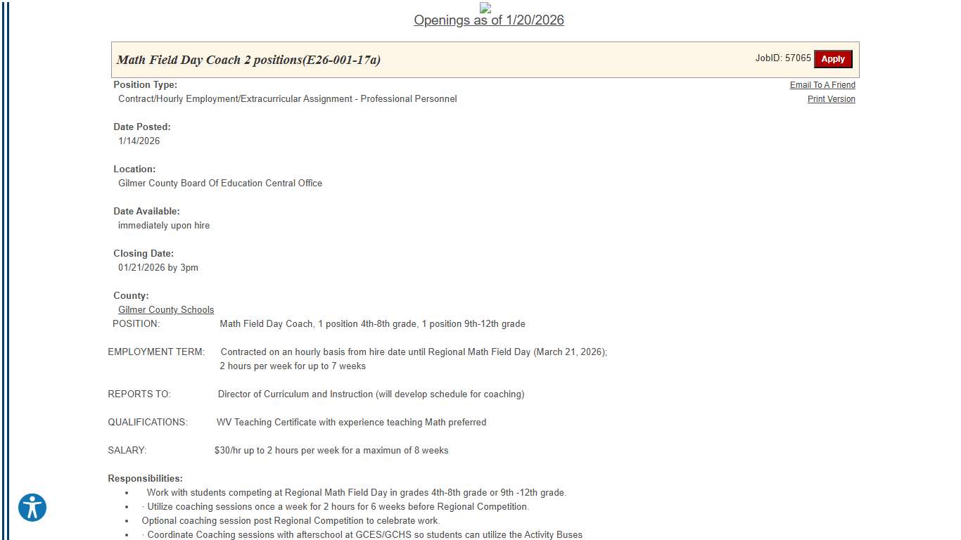 Online Employment Application | Open Positions